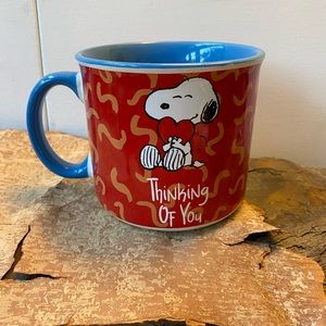 New Snoopy Peanuts “Thinking Of You” Ceramic Mug